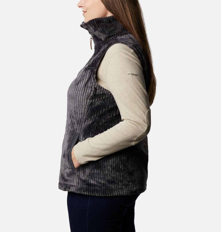 Vesta Columbia Fireside Sherpa Dama Negrii | Plus Size LUM91S78Q